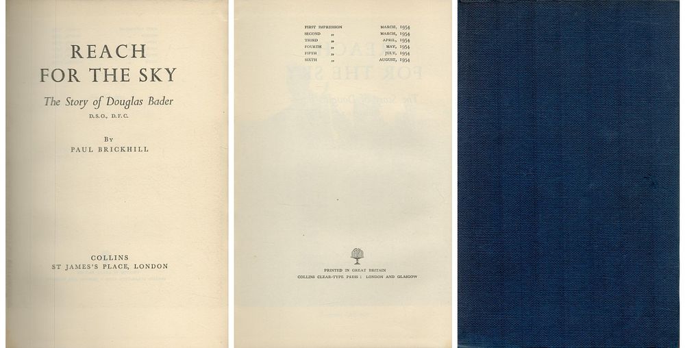 Lot 59: WWII Reach for the Sky hardback book by...