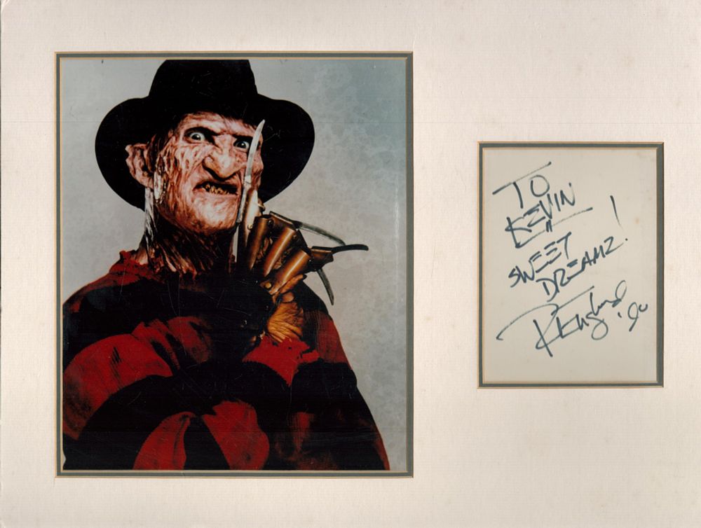 Lot 68: Robert Englund signed Fred Krueger signed 16x12inch colour...