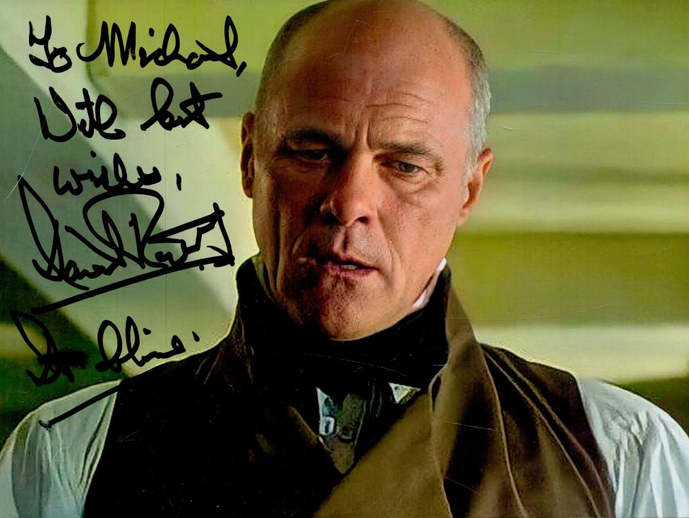 Lot 72: David Rintoul signed 8x6 inch colour photo dedicated....