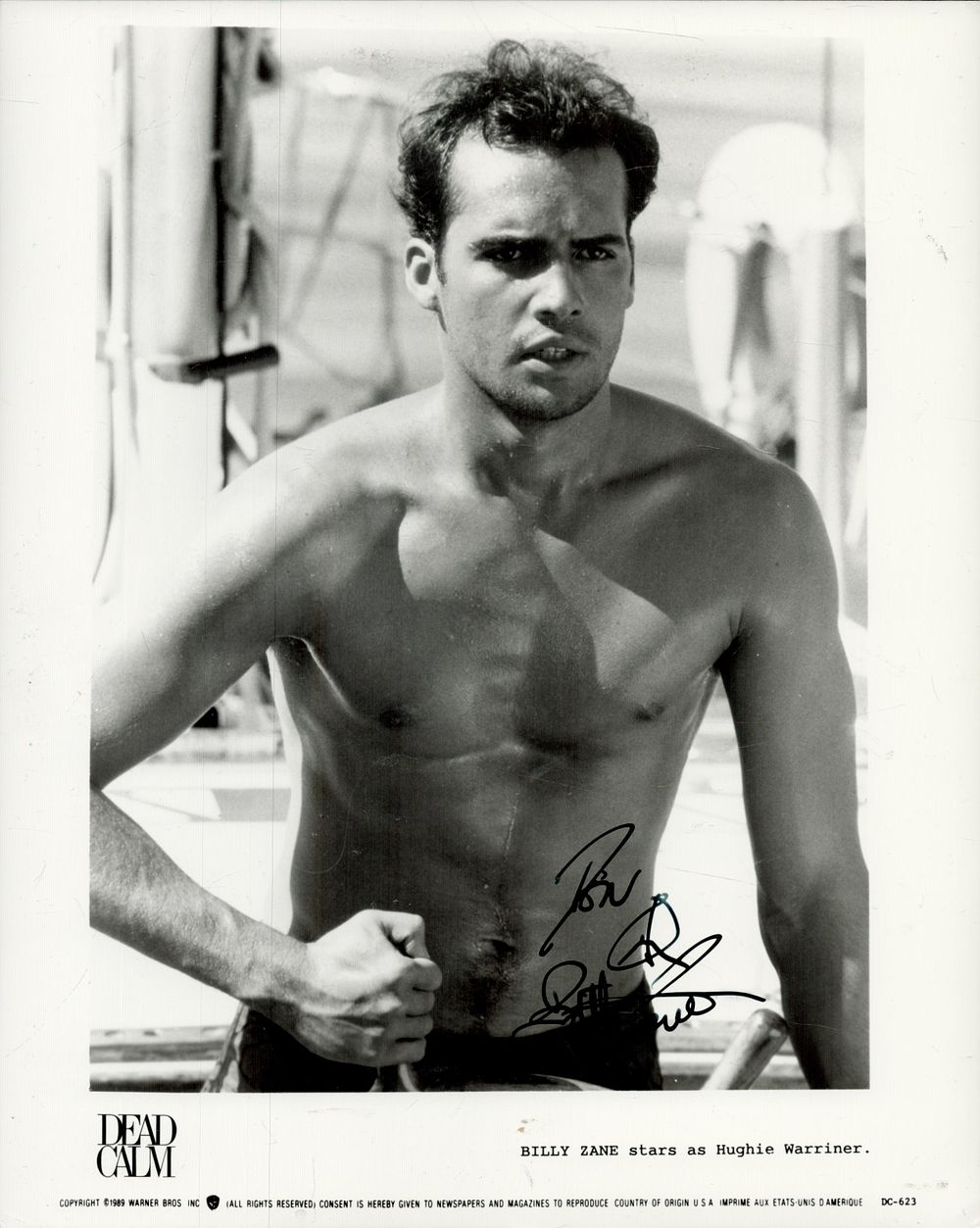 Lot 87: Billy Zane signed 10x8inch black and white movie...