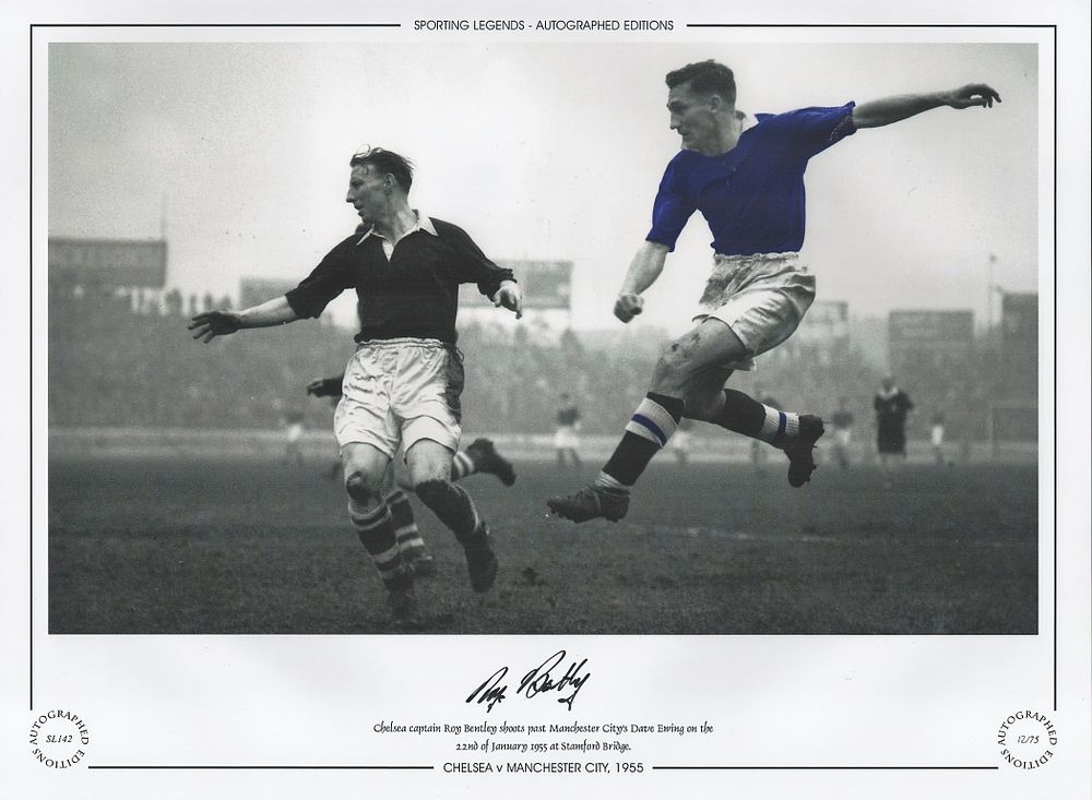 Lot 134: Roy Bentley 16x12 signed Colourised photo, Autographed Editions,...