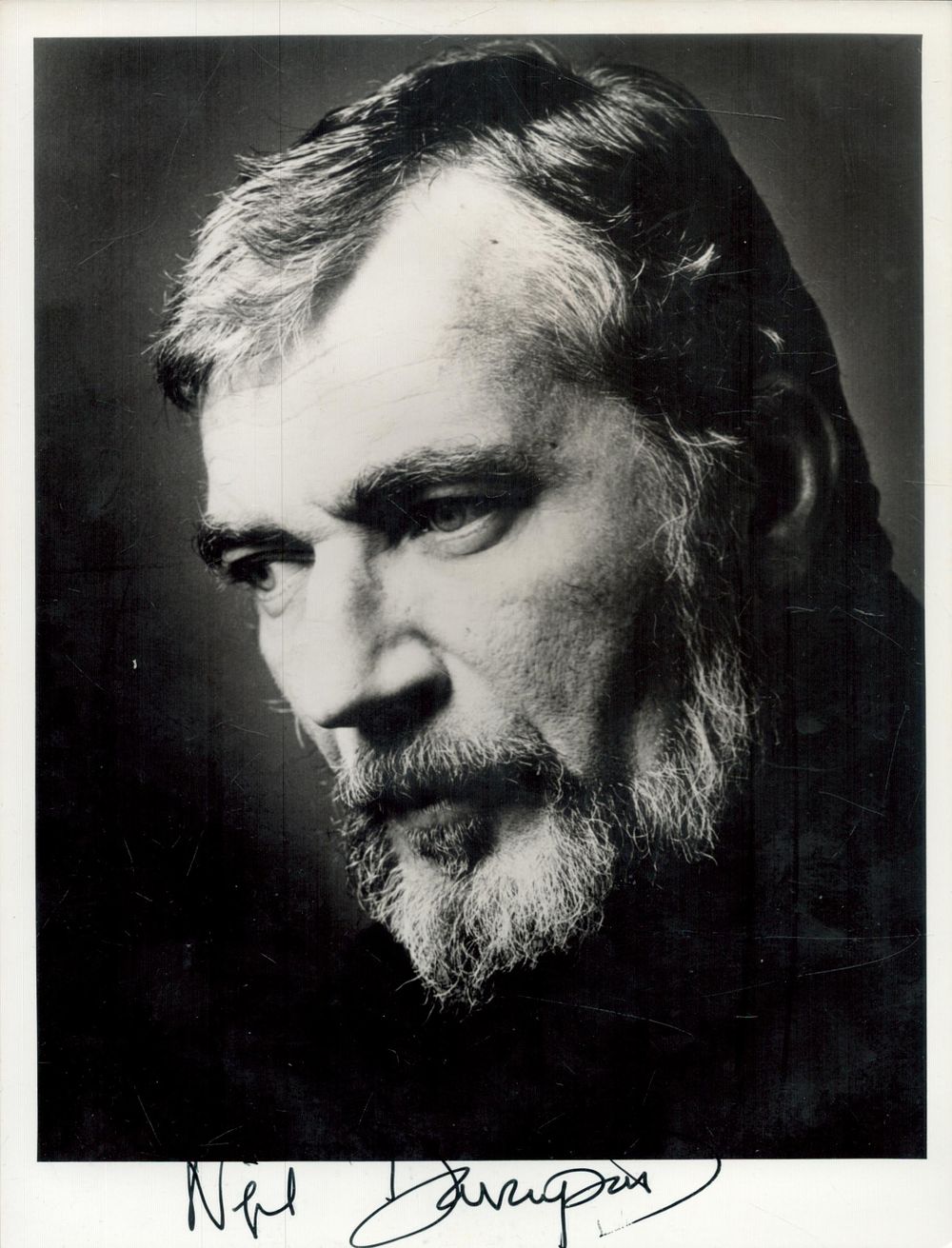 Lot 159: Nigel Davenport An Excellent Hand Signed Early Photograph...
