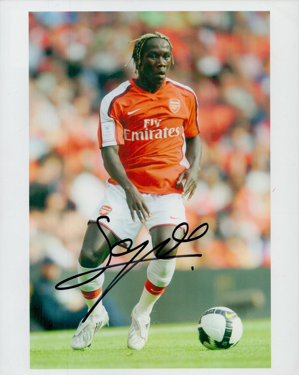 Lot 192: Bacary Sagna signed 10x8 inch colour photo pictured...