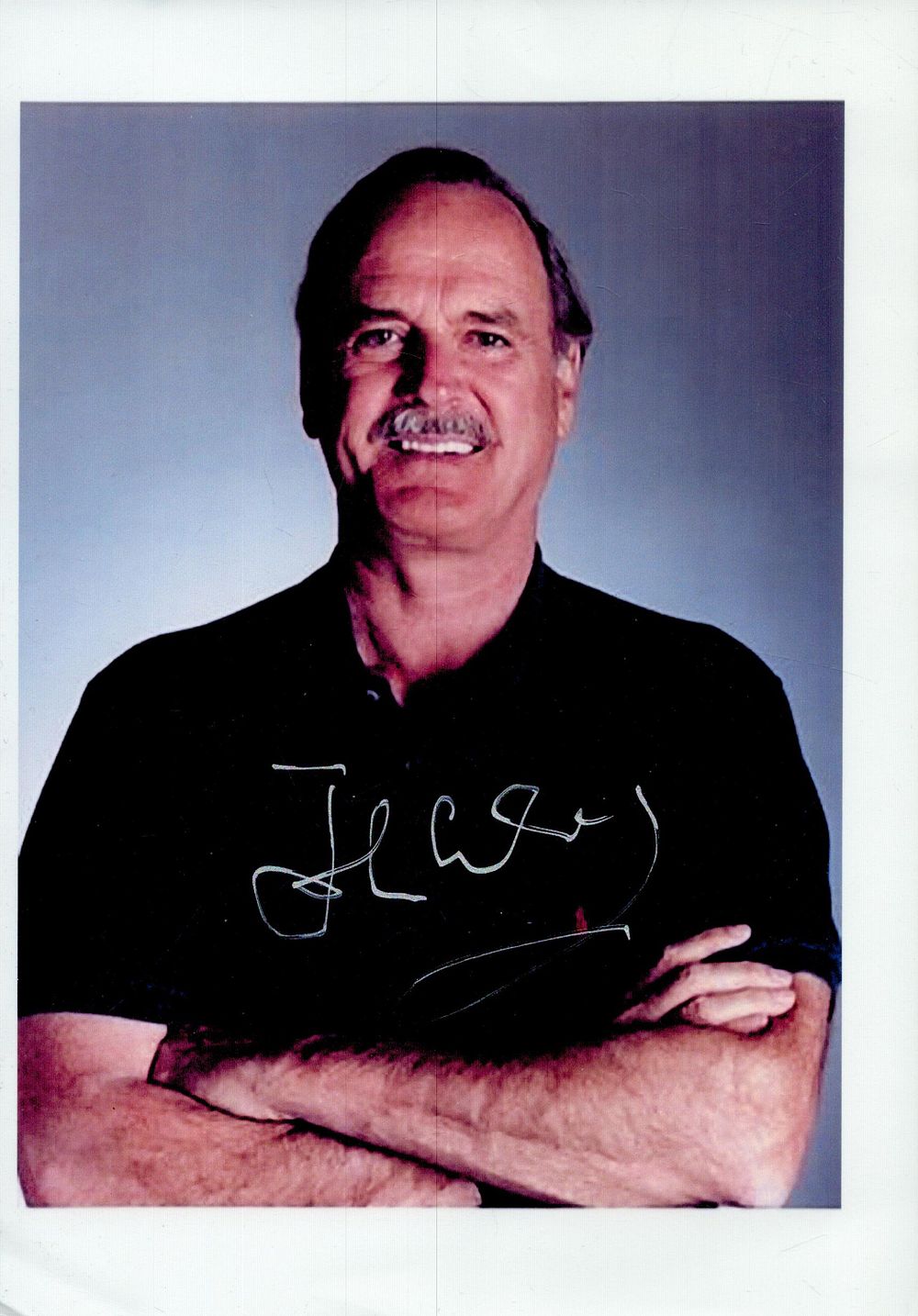 Lot 200: John Cleese signed colour photo 8.25x5.75 Inch. An...