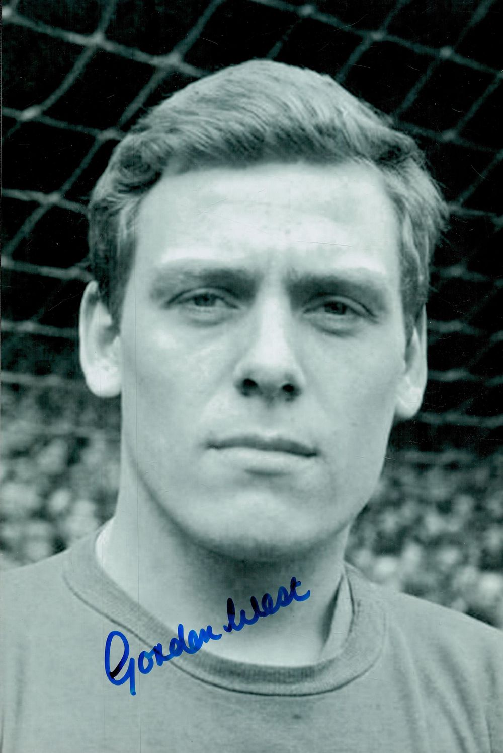 Lot 209: Gordon West signed 12x8 inch vintage black and...
