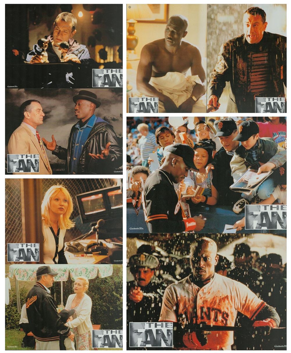 Lot 390: 8 x small movie posters. 'The Fan is...