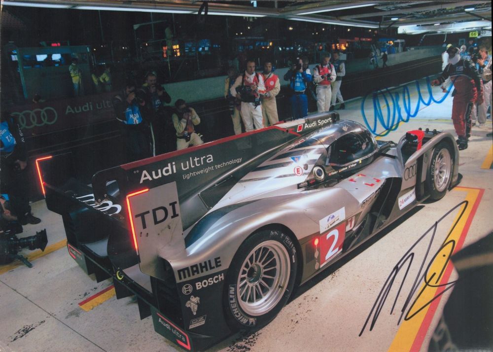 Lot 84: Motor Racing Allan McNish and Marcel Fassler signed...