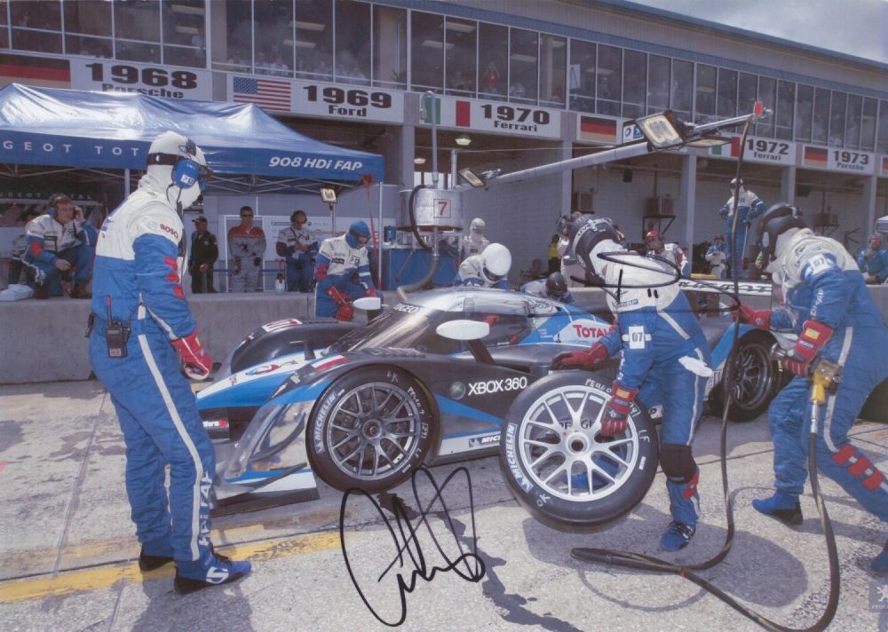Lot 85: Motor Racing Anthony Davidson and Sebastian Bourdais signed...