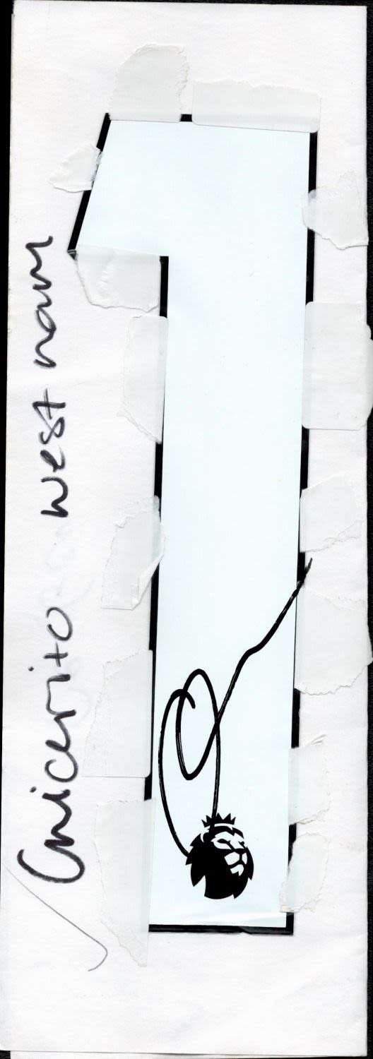 Lot 171: Football Chicharito Signed Number 1 Premier League Squad...