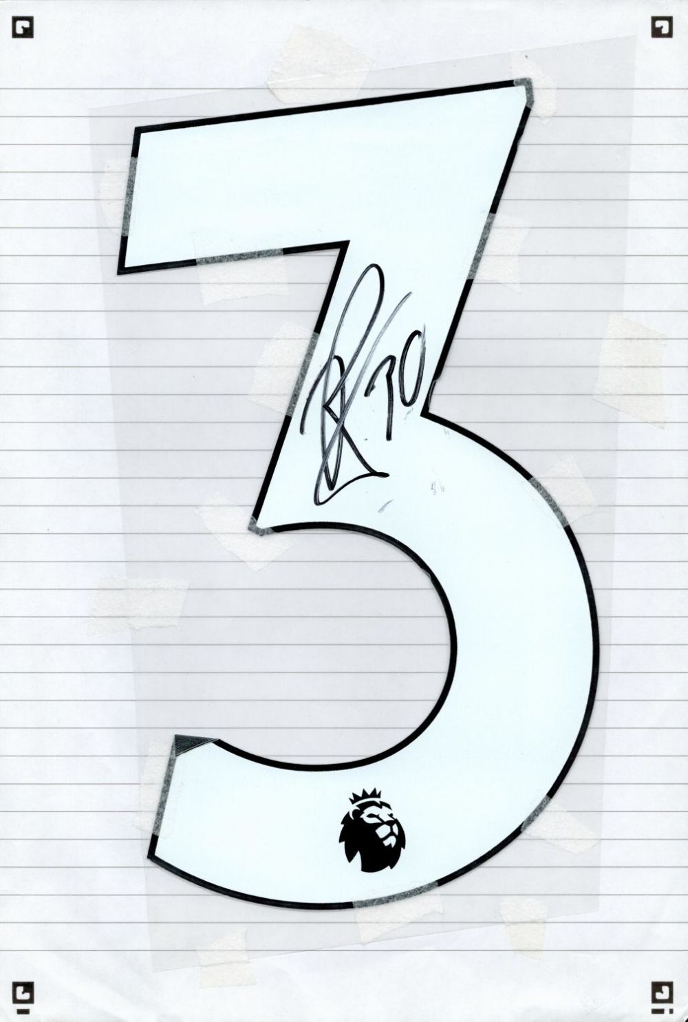 Lot 172: Football Richarlison Signed Number 3 Premier League Squad...