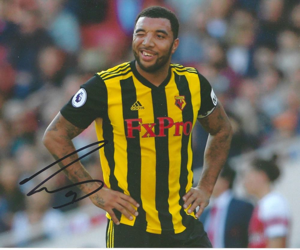 Lot 273: Football Watford's Troy Deeney Signed 10x8 Colour Photo....