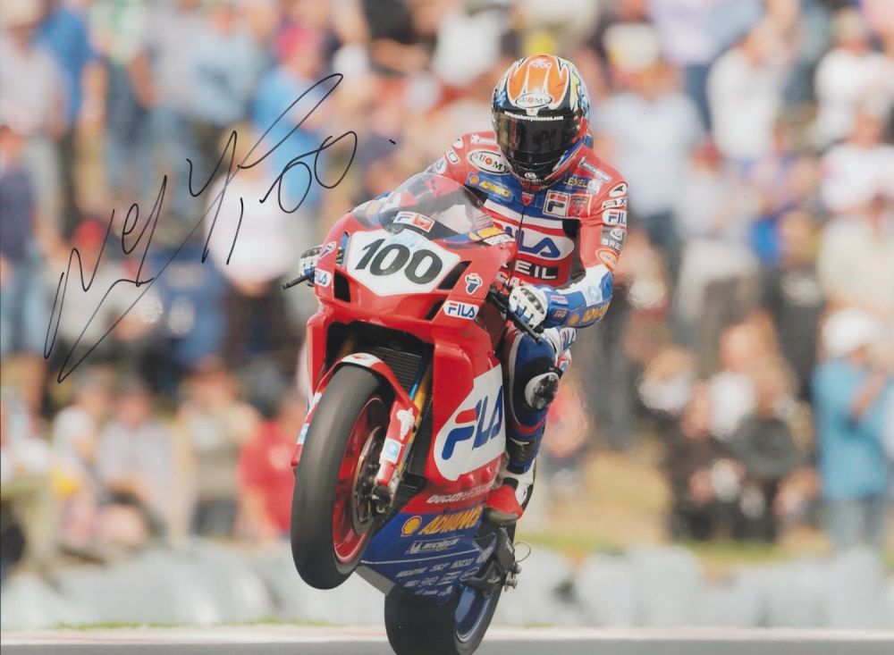 Lot 338: Motor Racing Neil Hodgson signed 16x12 colour photo...