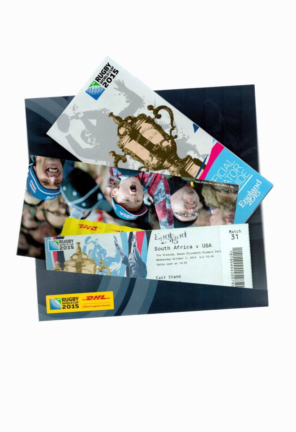 Lot 356: Rugby World Cup 2015 Collection of 2 Used...
