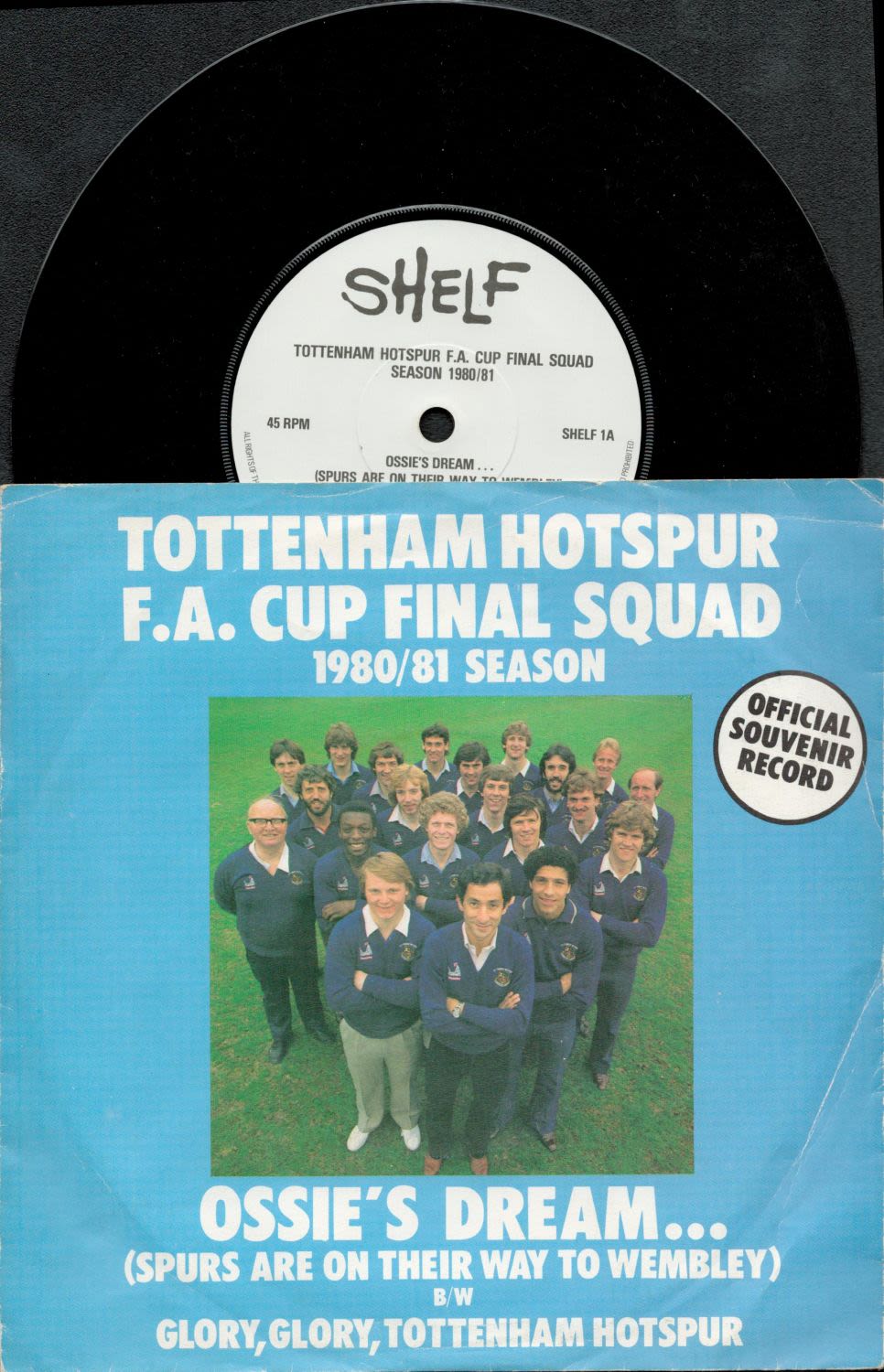 Lot 375: Tottenham Hotspurs FA Cup Final Squad 1980/81 45...