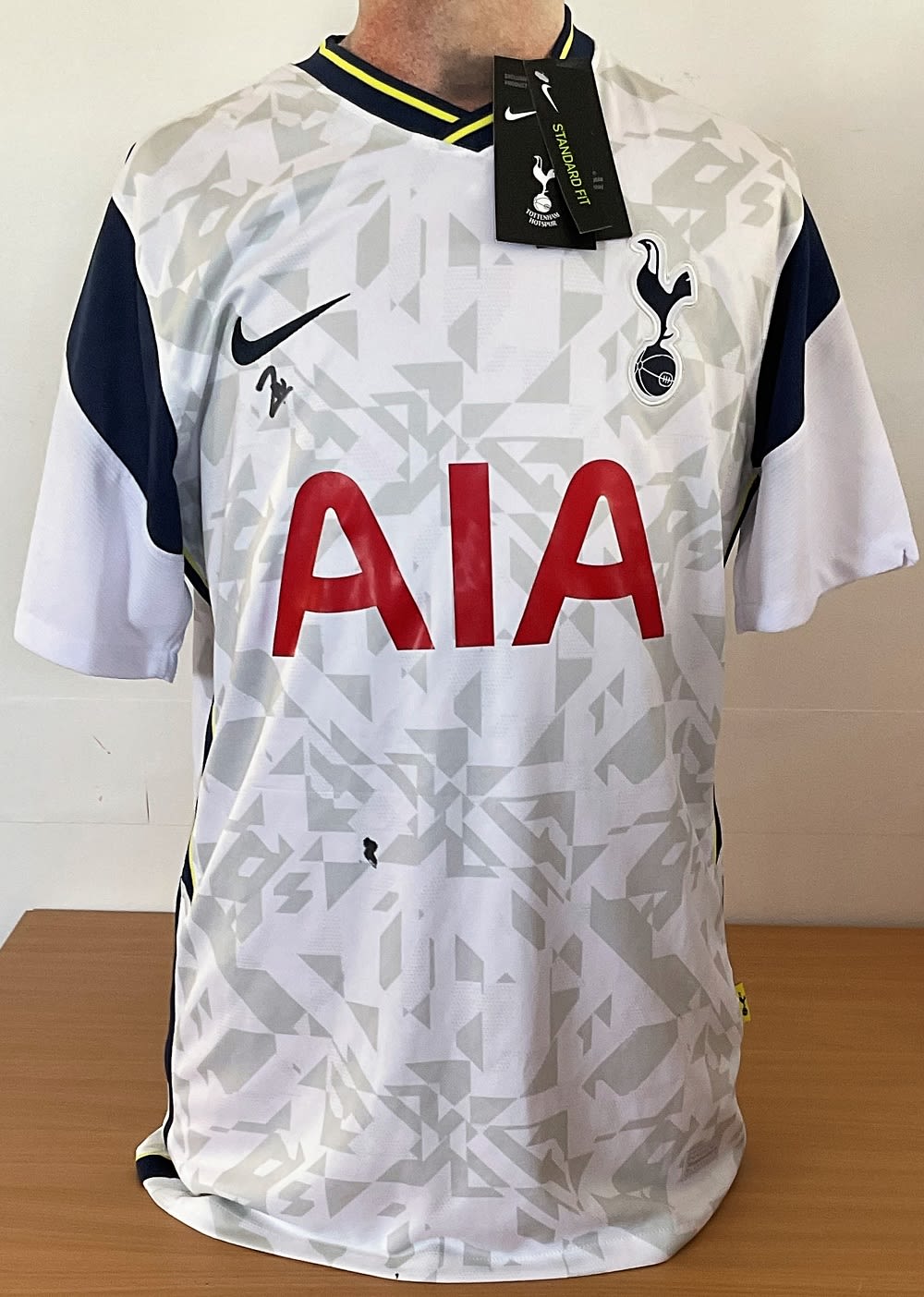 Lot 386: Football Tanguy Ndombele Signed Replica Tottenham Hotspurs Home...