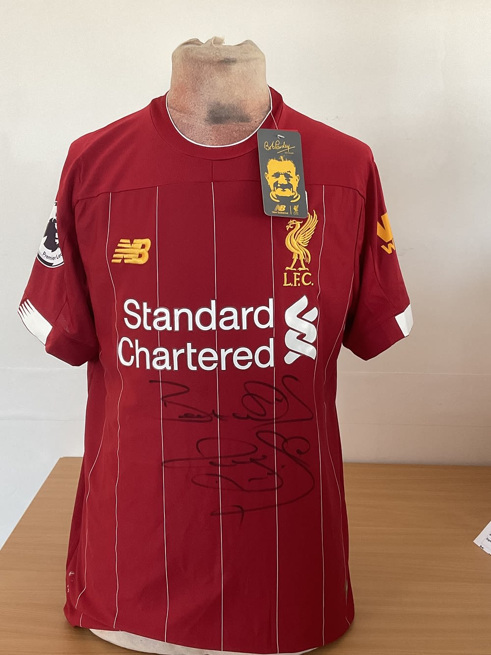 Lot 393: Football Paul Ince Signed Liverpool FC Home Shirt...