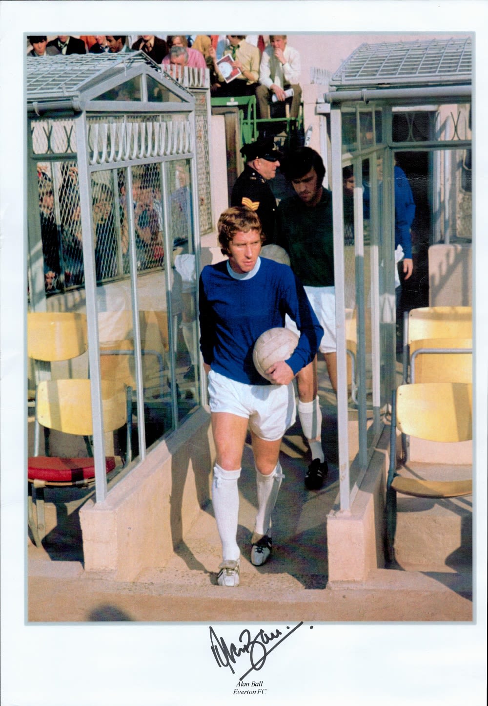 Lot 416: Football Alan Ball (Everton) Signed 16x12 Colour Print....