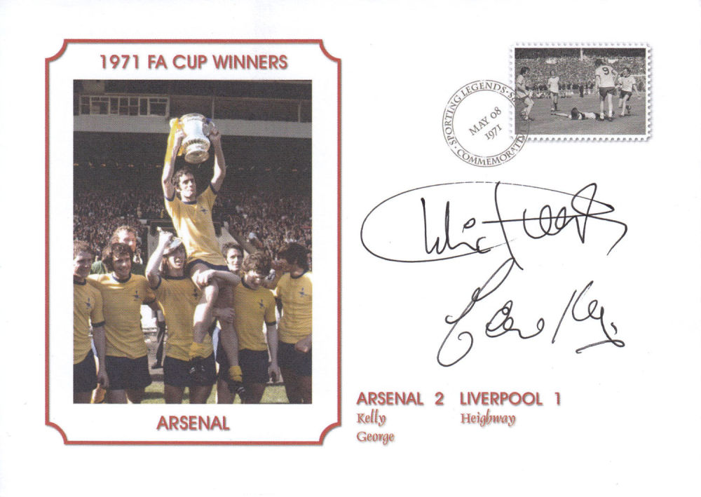 Lot 425: Football Autographed Arsenal Commemorative Cover - A Superbly...