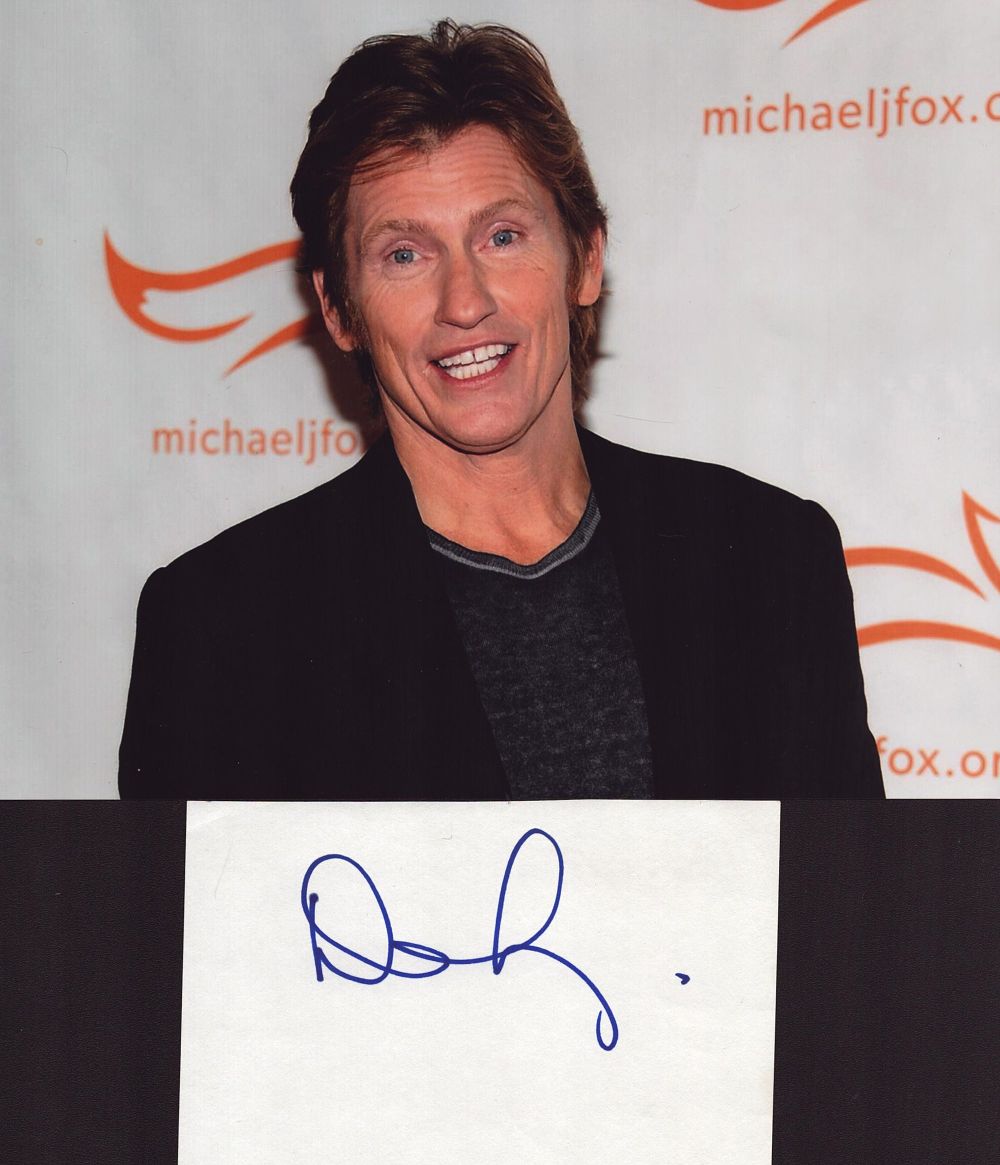 Lot 181: Denis Leary signature piece with 10x8 inch colour...