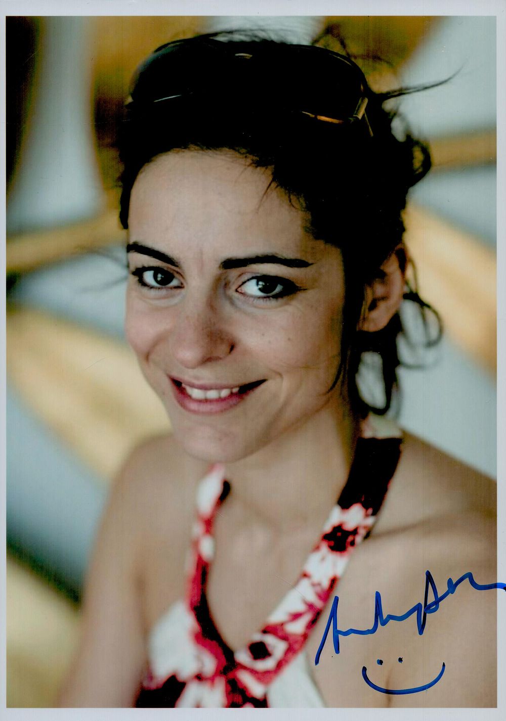 Lot 200: Audrey Dana signed 8, 5x6 Inch colour photo,...