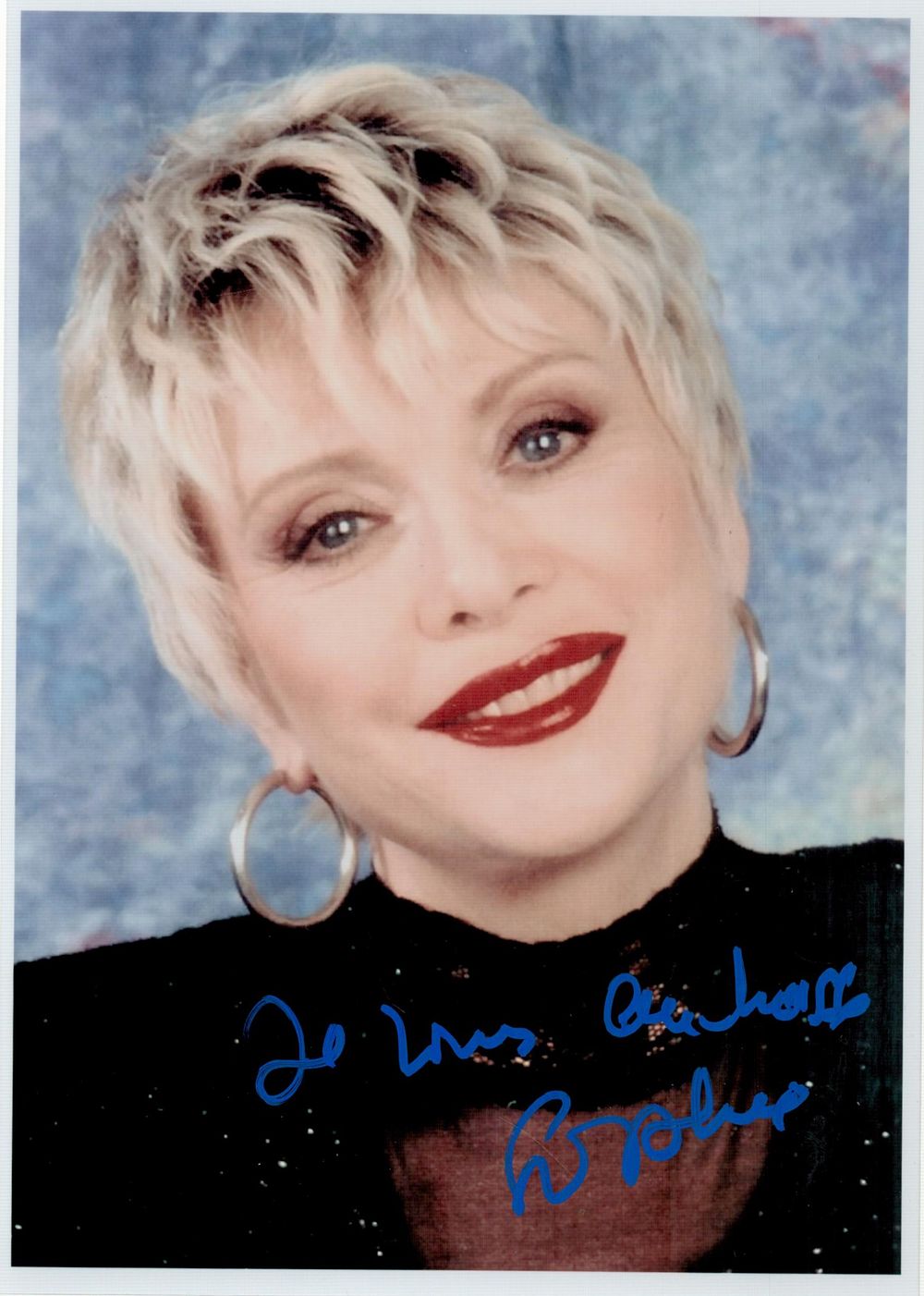 Lot 206: Sophie Darel signed colour photo 8, 5x6 Inch,...