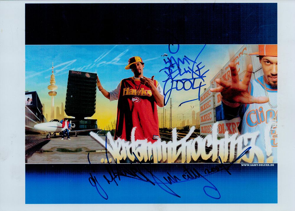 Lot 211: Samy Deluxe signed colour photo 11, 5x8 Inch...