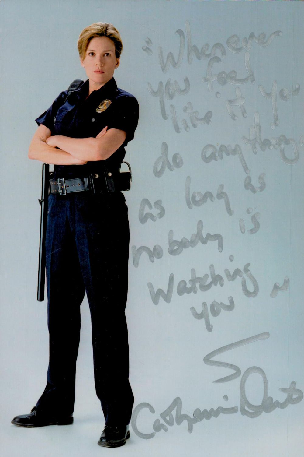 Lot 215: Catherine Dent signed colour photo 7, 5x5 Inch,...