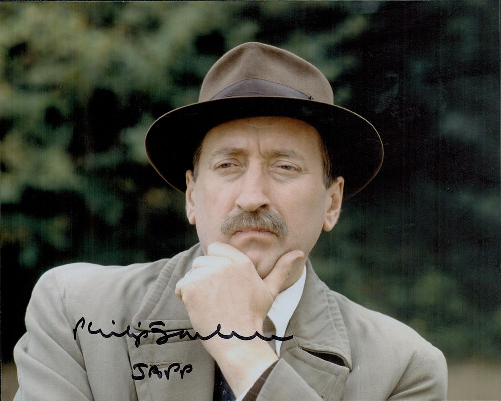 Lot 287: Poirot, popular TV detective series colour 8x10 photo...