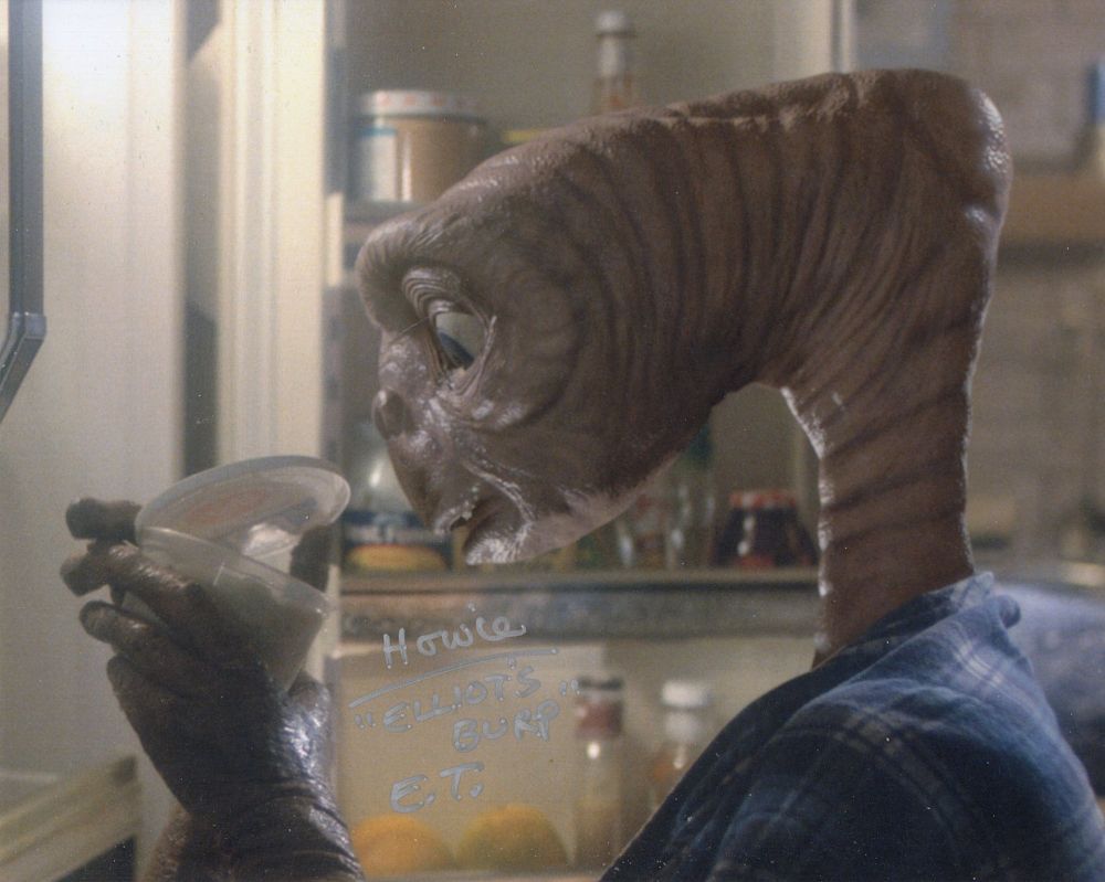 Lot 312: E, T The Extra Terrestrial colour 8x10 movie...