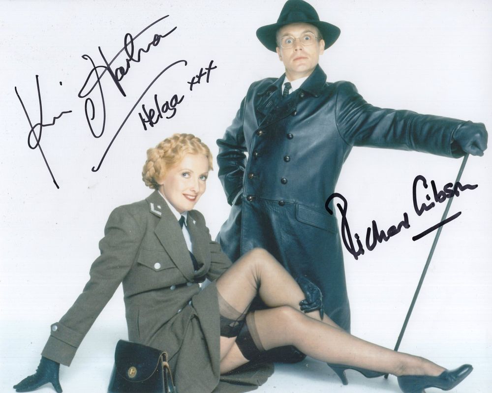 Lot 315: Allo Allo comedy series colour 8x10 photo signed...