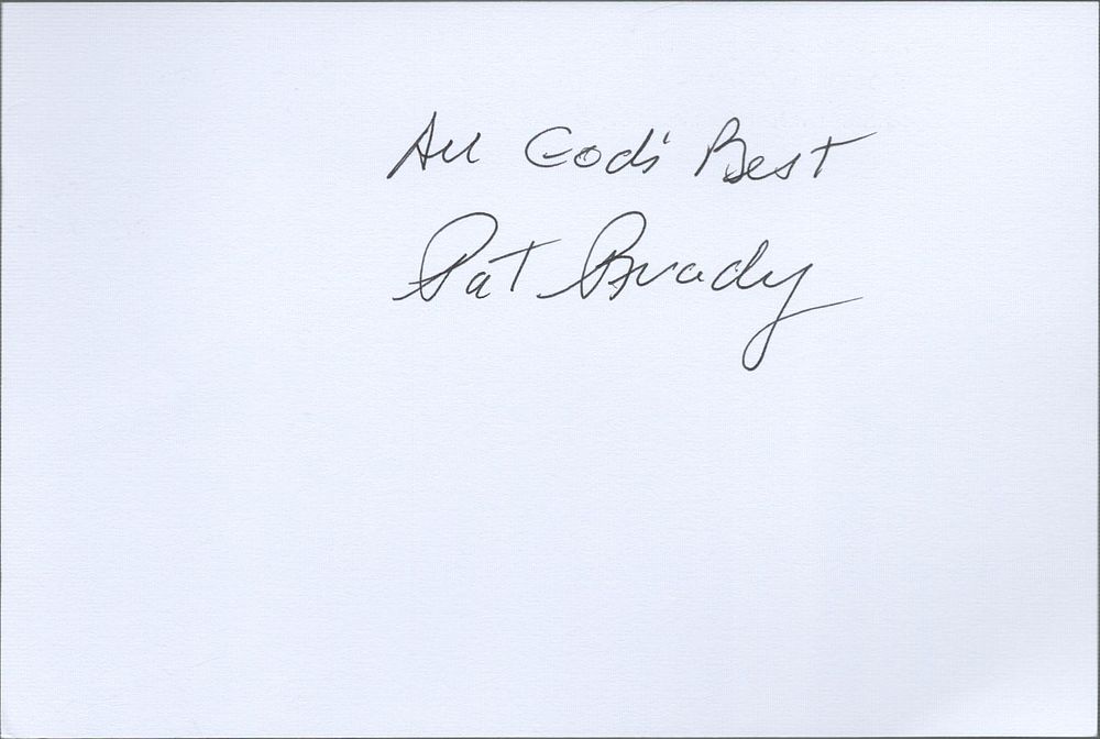 Lot 624: Patrick H Brady medal of honor recipient signed...