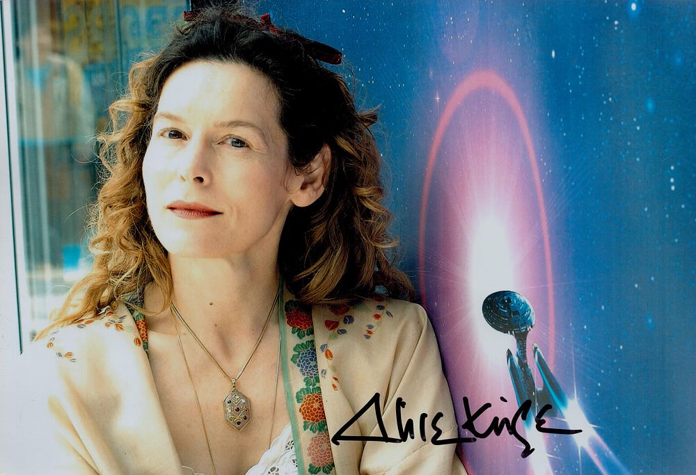 Lot 668: Alice Krige signed 12x8inch colour photo. Good condition....