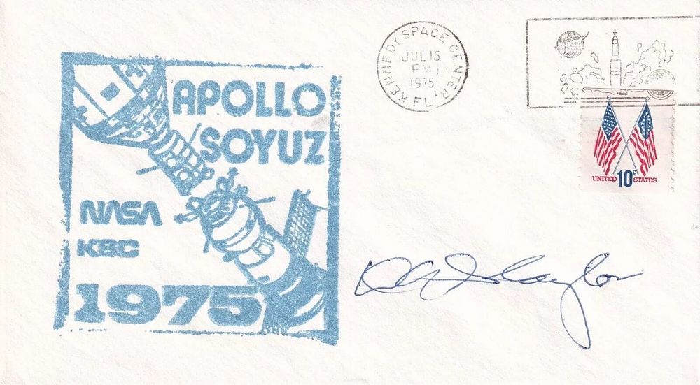 Lot 159: NASA Astronaut Deke Slayton WW11 B25 Pilot signed...