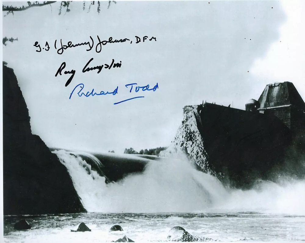 Lot 266: WW2 THE DAMBUSTERS 10 x 8 Multiple signed...
