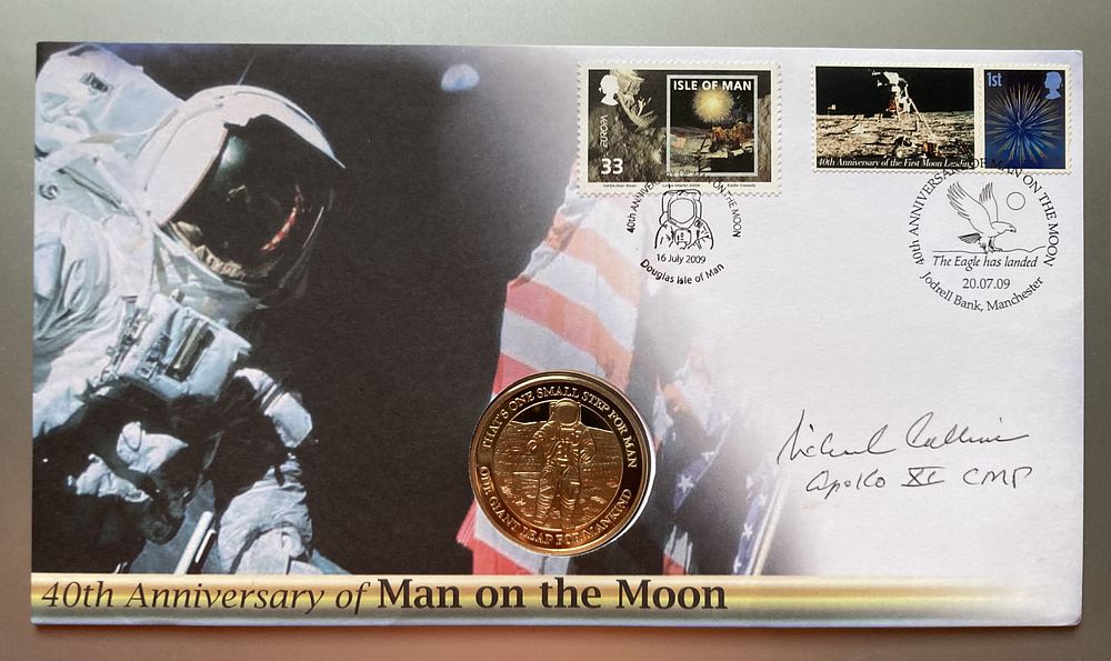 Lot 279: Apollo 11 CMP Michael Collins signed rare 2009...