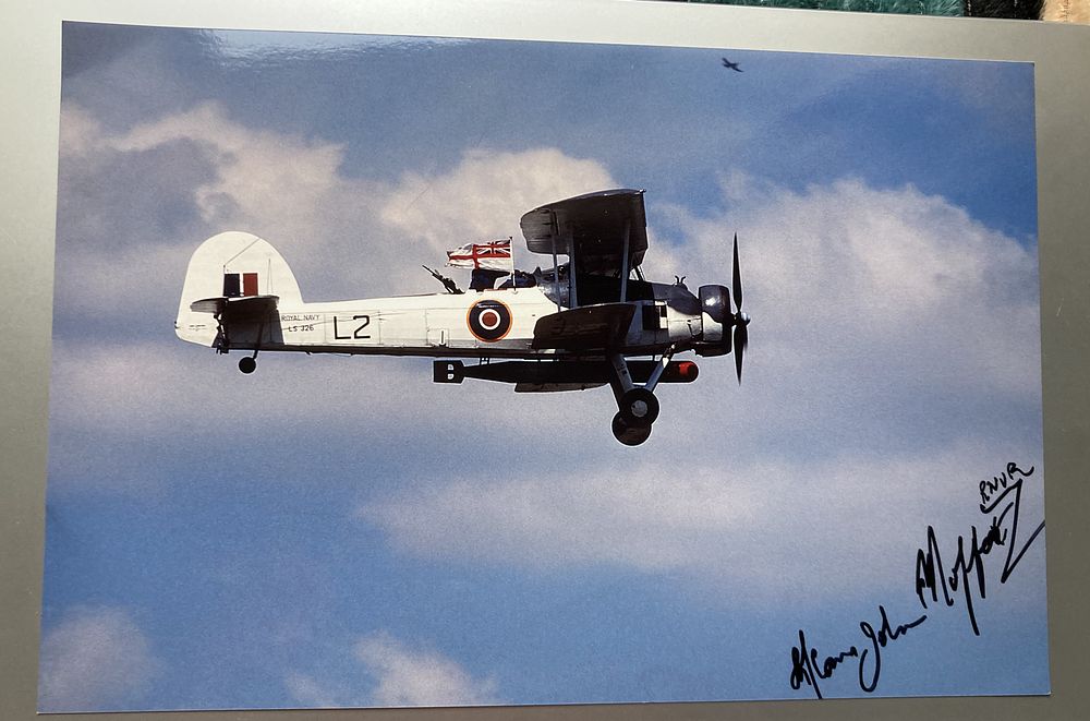 Lot 312: WW2 Bismarck John Moffat signed 12 x 8...
