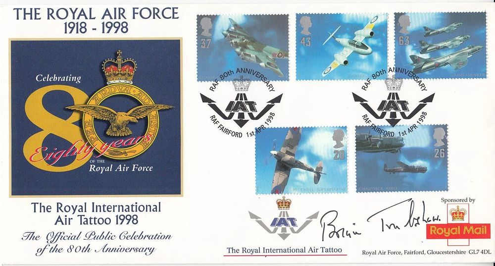 Lot 420: Rare The Royal International Air Tattoo 1998. Signed...