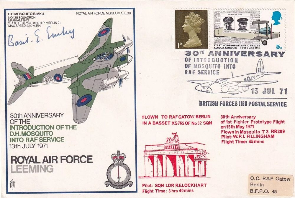 Lot 446: RAF Leeming Air Vice Marshal Basil Embry attack...