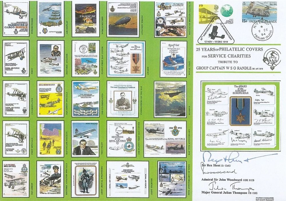Lot 449: DM20e Freedom of the Falkland Islands Cover Signed...