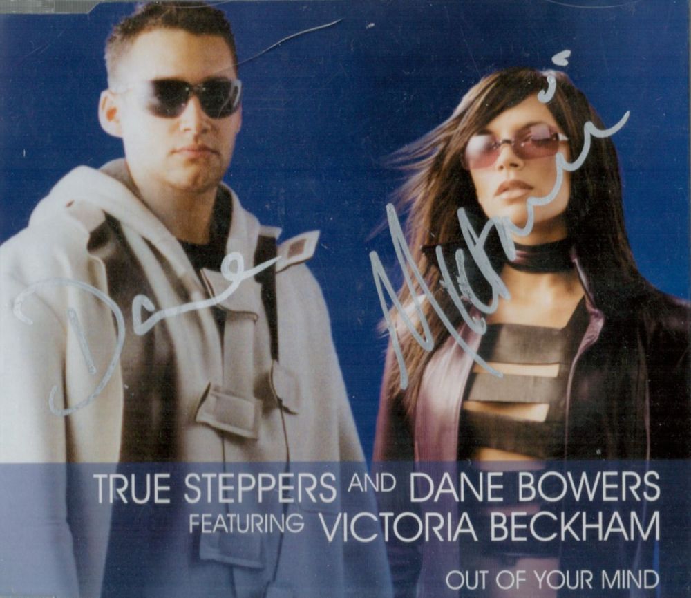 Lot 802: Music Dane Bowers and Victoria Beckham signed Out...