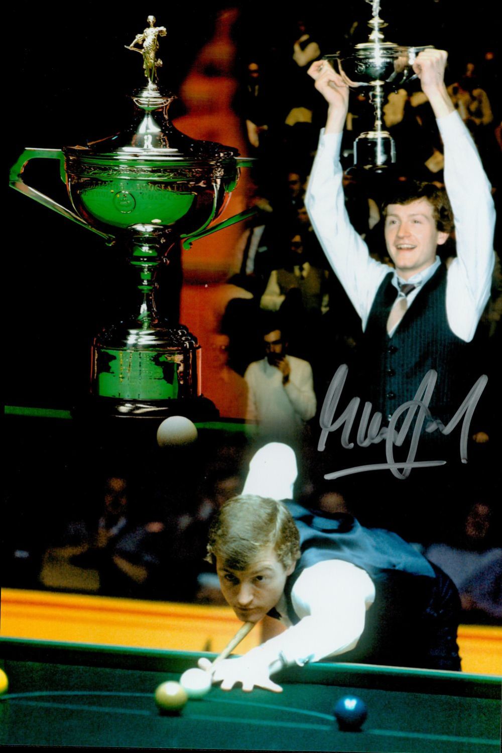 Lot 820: Sport Snooker Legend Steve Davis OBE Signed 12x8...