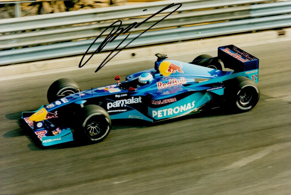 Lot 823: Sport Motor Racing Legend Mika Salo Personally Signed...