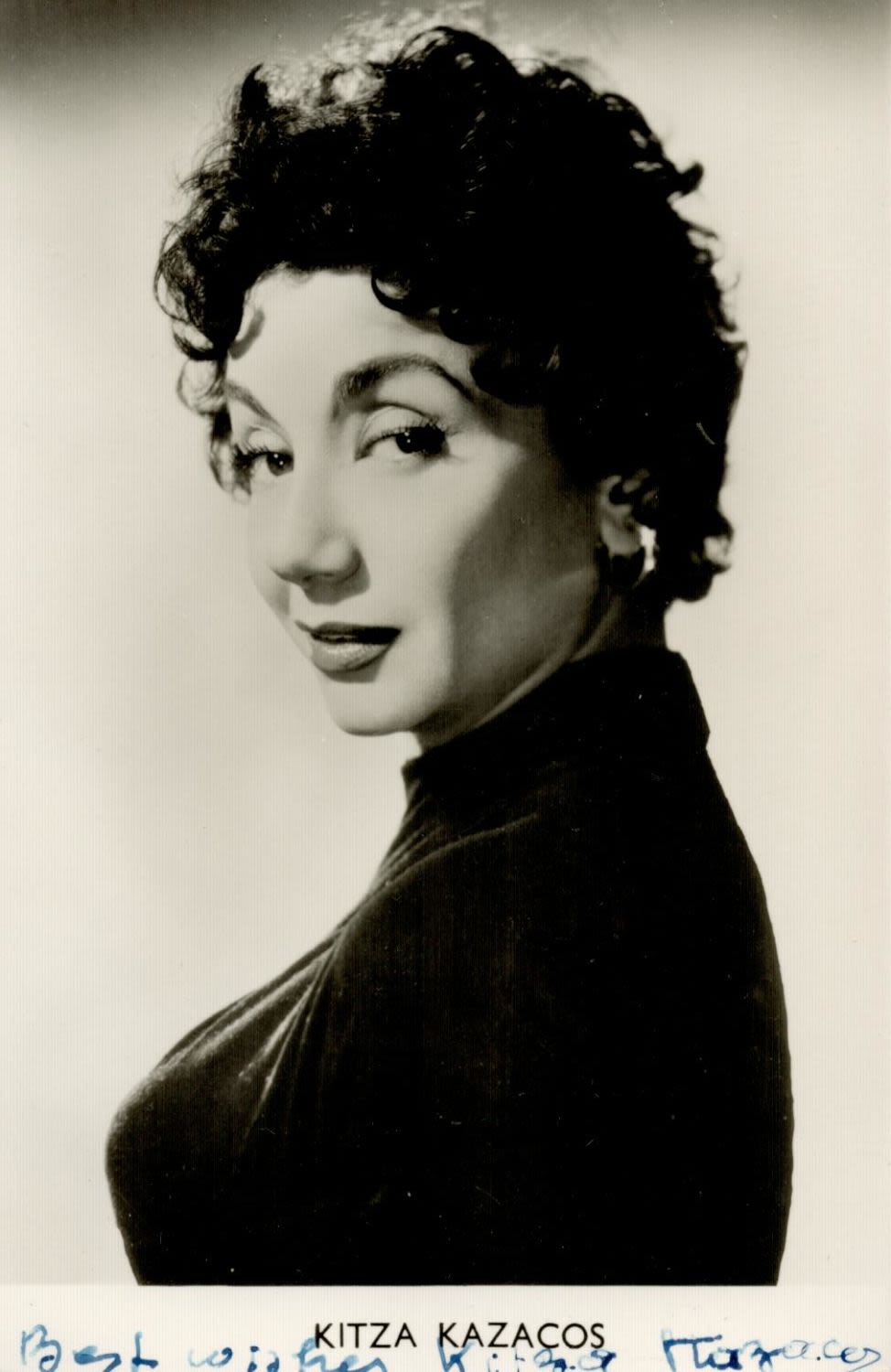 Lot 832: TV Film Kitza Kazacos Signed 6x4 Black and...