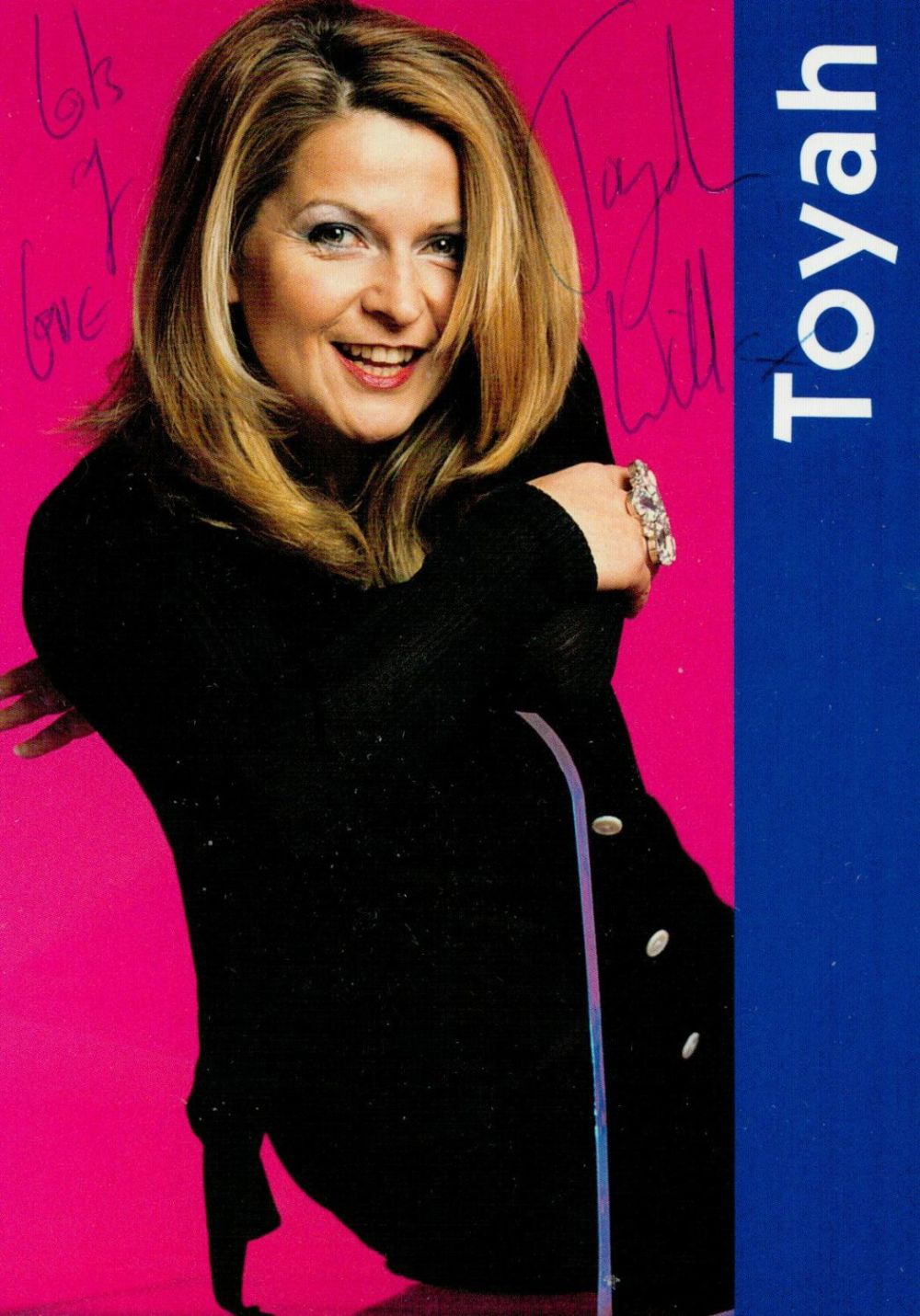 Lot 834: Music Toyah Willcox signed 6x4 colour photo. Signed...