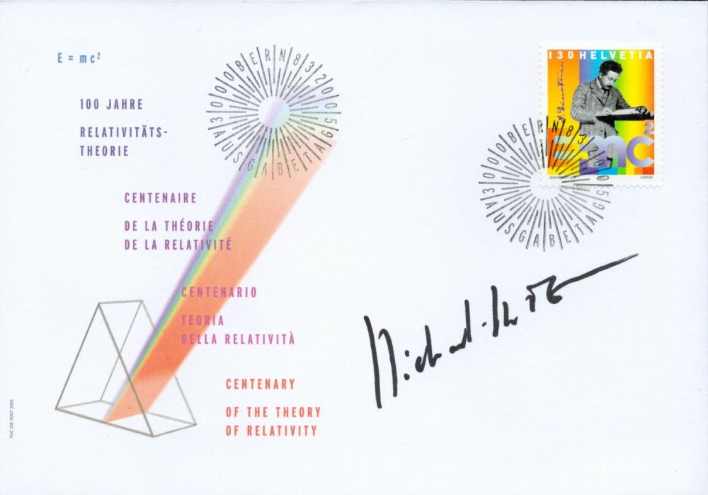 Lot 894: Historic Richard Ernst signed commemorative envelope. Richard Robert...