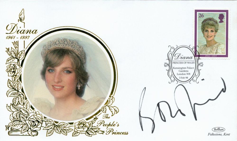 Lot 906: Historic Bruce Oldfield signed Diana People's Princess Benham...