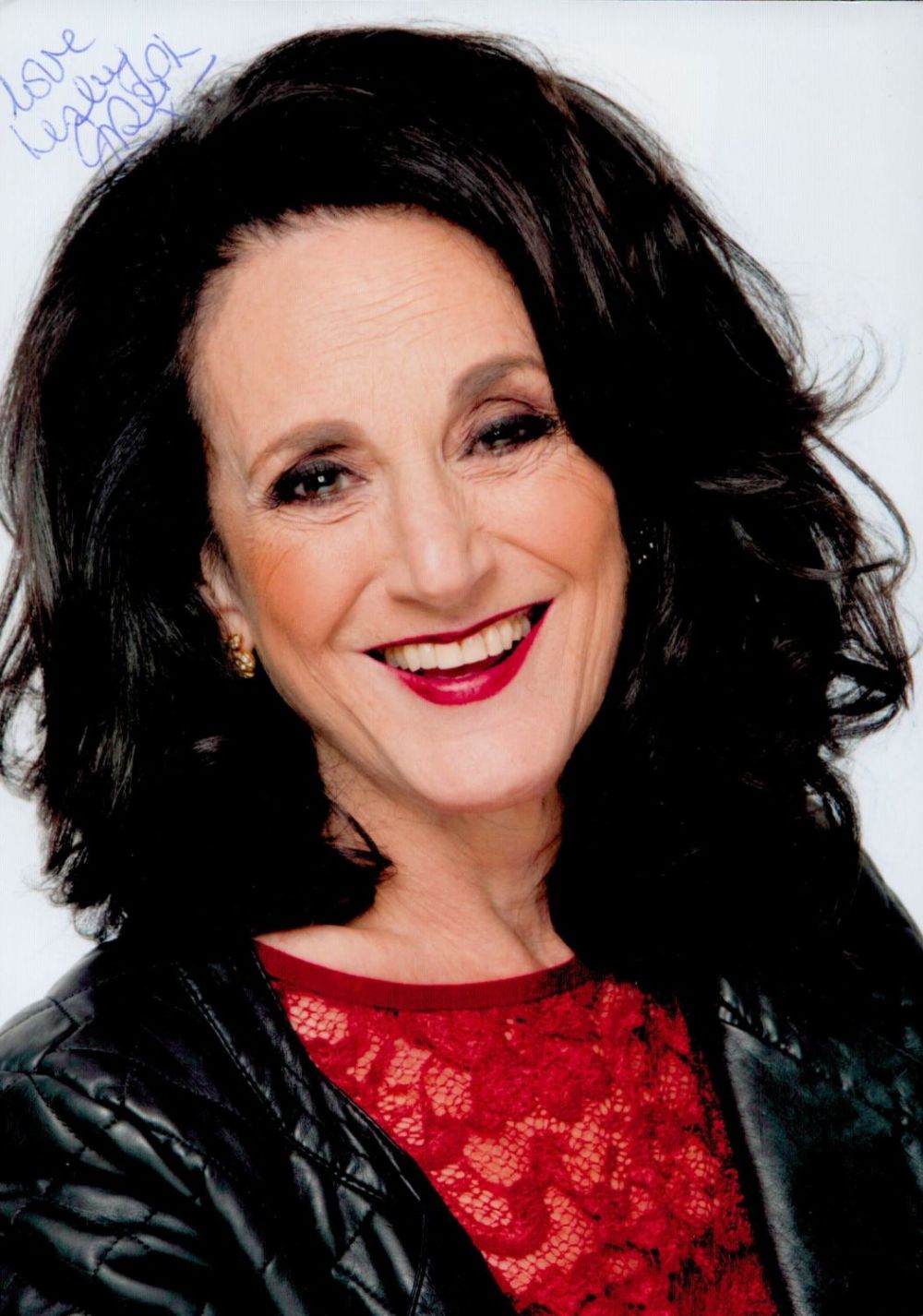 Lot 909: TV Film Lesley Joseph signed 7x5 colour photo....