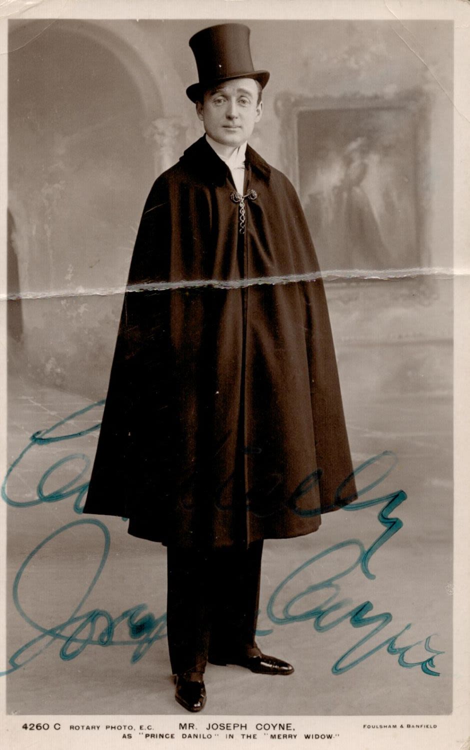 Lot 919: TV Film Joseph Coyne signed 5x3 vintage photo....