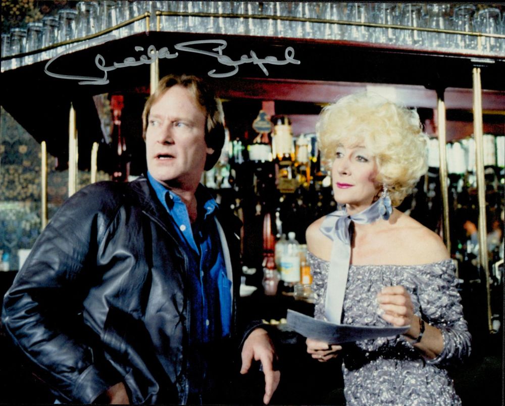 Lot 925: TV Film Sheila Steafel signed 10x8 Minder colour...