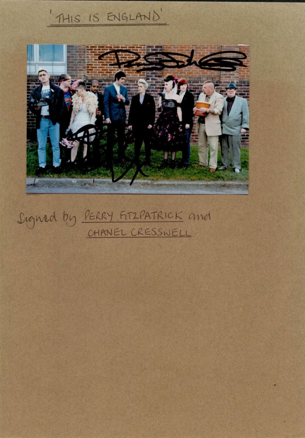 Lot 942: TV Film This is England 7x5 colour photograph...